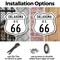Signmission Oklahoma Route Marker Shield Sign Us 66, 6 inch X 6 inch, Plastic Sign, 2PK SHI-P-2PACK-6-426 - alternate 5