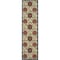 Homeroots 8' Navy Blue Beige Green Blue And Red Floral Indoor Outdoor Runner Rug 546780 - alternate 6