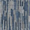 Homeroots 3' X 5' Navy Blue And Denim Blue Striped Washable Indoor Outdoor Area Rug 608952 - alternate 8