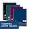 Roaring Spring Subject Wirebound Notebooks, 10.5"x8", 120 sht, Asstd. Cover Colors, College Rule w/Margin, PK12 10381CS - alternate 6