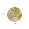 Homeroots 8' Gold Beige And Wheat Round Abstract Washable Indoor Outdoor Area Rug 577711 - alternate 8