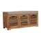 Homeroots 41in Brown and Solid Wood Storage Bench With Shoe Storage 718254 - alternate 9