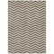 Homeroots 3' X 5' Brown And Beige Chevron Washable Indoor Outdoor Area Rug 595301 - alternate 9