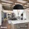 Bulbrite LED Filament, 5 Watt Dimmable G25 Light Bulb, Half Black Finish, E26 Base, 2700K 400 Lumens, 4PK 862063 - alternate 8