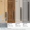 Amerock Bronx 3 in & 3-3/4 in 76mm & 96 mm Center-to-Center Oil Rubbed Bronze Cabinet Pull BP36557ORB - alternate 5