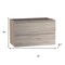 Homeroots 32" Natural Wood Freestanding Bathroom Vanity With White Sink And Two Drawers 627466 - alternate 6