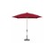 Treasure Garden 7.5 ft Square Patio Umbella, aluminum, fiberglass ribs, outdoor, Jockey Red UM847SQ-SS 5403 Jockey Red - alternate 1