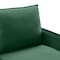 Homeroots Green Contemporary Velvet Sofa with Side Pockets 473445 - alternate 5