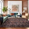 World Rug Gallery Transitional Moroccan Washable Non Slip Area Rug 3 ft x 5 ft Rust WR83RUST3X5 - alternate 9