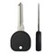 Aks Keys 2005 - 2017 GM Transponder key - ID46 - Chip (Circle+) - Z Keyway - B111-PT TK-CHEVR-05 - alternate 2