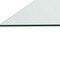 Homeroots 60" Clear and Gold Glass and Metal Cross Leg Base Square Dining Table 555134 - alternate 5