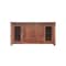 Homeroots 70" Brown Solid Wood Cabinet Enclosed Storage Distressed TV Stand 528730 - alternate 5