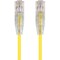 Monoprice Slim Cat6 Utp Cable, 5 ft.Yellow 13536 - alternate 1