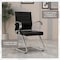 Leisuremod Benmar Modern Office Chair with Faux Leather Sled Base Task Chair & Arms BGO19BLL - alternate 8