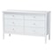 Baxton Studio Lucera Mid-Century White Twin Size 4-Piece Bobbin Bedroom Set 257-14013-14127-14121-14121-ZORO - alternate 8