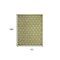 Homeroots 6' X 9' Green And Ivory Geometric Indoor Outdoor Area Rug 572907 - alternate 8