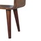 Homeroots 20" Brown Solid Wood Square Nightstand 651482 - alternate 17