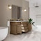 James Martin Vanities Brookfield 60 in. Double Vanity, Pecan w/ 3 CM Ethereal Noctis Silestone  Top 547-V60D-PCN-3ENC - alternate 6