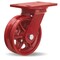 Hamilton Heavy Service Swivel Caster, 6" x 2" V-Grooved Wheel, 3/4" Straight Roller Bearing S-HS-6V - alternate 1