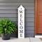 Homeroots 48in White And Black Solid Wood Birdhouse Welcome Porch Sign 634303 - alternate 4
