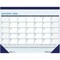 House Of Doolittle 100% Recycled Contempo Desk Pad Calendar, 18.5 x 13, Blue, 2022 1516 - alternate 2