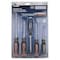Vulcan Screwdriver Set, 6-Piece, Chrome Vanadium Steel, Chrome, Black & Blue/Black & Red Handle SD-SET-6 - alternate 3