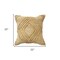 Homeroots 22" X 22" Brown Jute Diamond Throw Pillow 554550 - alternate 7