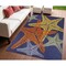 Homeroots 4' X 6' Blue Yellow And Orange Starfish Indoor Outdoor Area Rug 546873 - alternate 9