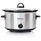 Better Chef 4 Quart Oval Slow Cooker with Removable Stoneware Crock in Stainless Steel IM-466S - alternate 6