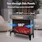 Edendirect 24 in. Freestanding 3-Sided glass Electric Fireplace in Black ZR-W1769P166908 - alternate 9