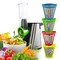 Megachef 4in1 Stainless Steel Electric Salad Maker, Shredder, Slicer, Chopper with One-Touch Control MGSM-16S - alternate 10