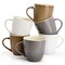 Elama Honeycomb 6-Piece 15 oz. Mug Set, Assorted Colors EL-HONEYCOMB6 - alternate 1