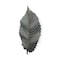 Homeroots Brattea 16" X 9" Green Leaf Metal Hanging Dimensional Sculpture 608647 - alternate 1