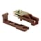 Prime-Line Prime-Line 0.75 in. D X 2.19 in. L Plastic Coated Brown Plastic/Steel Bracket 2 pc N 6710 - alternate 1