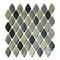 Andova Tiles Plume 2.25" x 1.25" Glass Novelty Mosaic Wall Tile ANDPLU515 - alternate 1