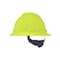 Msa Safety V-Gard Slotted Full Brim Hard Hat, Fas-Trac III Suspension, Type I, Class E, Hi-Vis Yellow/Green 10061515 - alternate 1