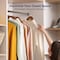 Serenelife Wooden Coat Hangers, 360 Deg Swivel Hook and Notches, Heavy-Duty, Vintage, 10PK SLHWDVINT10 - alternate 5