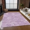 Homeroots 9' X 12' Lavender Purple And Ivory Geometric Washable Indoor Outdoor Area Rug 588320 - alternate 8