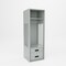 Pucel Athletic Gear Locker, 24 in W x 72 in H x 24 in D, 2 Drawers, Gray GL-2472-24-DR2 - alternate 1