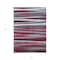 Homeroots 5' X 8' Burgundy Ivory And Blue Striped Washable Indoor Outdoor Area Rug 597308 - alternate 9
