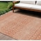 Homeroots 9' X 12' Salmon Gold And Ivory Tribal Washable Indoor Outdoor Area Rug 582642 - alternate 1