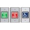 Sdc Push to Exit Button, 2-7/8 in. W 423U - alternate 1