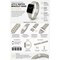 Elegani Stainless Steel Replacement Band with Clasp Compatible with Apple Watch 46mm, Steel and Yellow Gold B5LS-SYGD-46mm - alternate 5