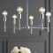 Jonathan Y Turing 28.5" Adjustable Height Metal LED Chandelier, Chrome JYL7458A - alternate 17