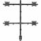 Rocstor ERGOREACH EP5 PREMIUM QUAD SCREEN MONITOR MOUNT, C-CLAMP & GROMMET- SUPPORTS UP Y10N007-B1 - alternate 1