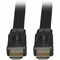 Tripp Lite Gold Video Cable, HDMI, Flat, 3 ft., Black P568-003-FL - alternate 1
