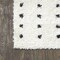 Jonathan Y Pele Modern Geometric Dot Shag White/Gray 5 ft. x 8 ft. Area Rug MOH400A-5 - alternate 7