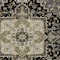 Homeroots 8' X 10' Black Gray And Ivory Oriental Washable Indoor Outdoor Area Rug 600141 - alternate 8