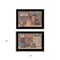 Homeroots Set Of Two God Bless or Sweet Land 2 Black Framed Print Wall Art, 2PK 406000 - alternate 4