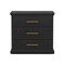 Manhattan Comfort Clifford Nightstand in Black (3-Drawer) NS1564-2 - alternate 8